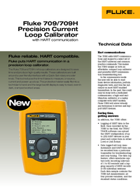 Thumbnail of document Data Sheet - 709 Precision Loop Calibrator